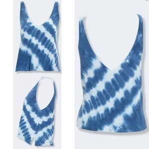 Forever 21 Ribbed tie-dye tank top